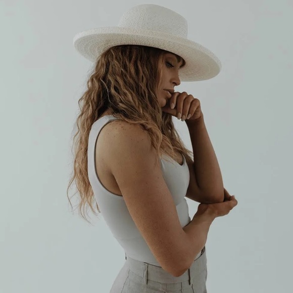 GIGI PIP CARA LOREN PENCIL BRIM STRAW - Picture 4 of 16